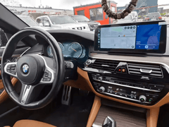 BMW 5-serie 17-23 - 12,3" Radio m. Apple CarPlay og Android Auto